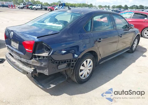 2012 Volkswagen Passat 2.5L S from USA, damaged, VIN 1VWAP7A33CC017781